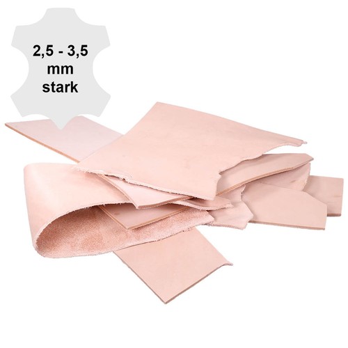 Blankleder punzierleder reste - punzierleder,